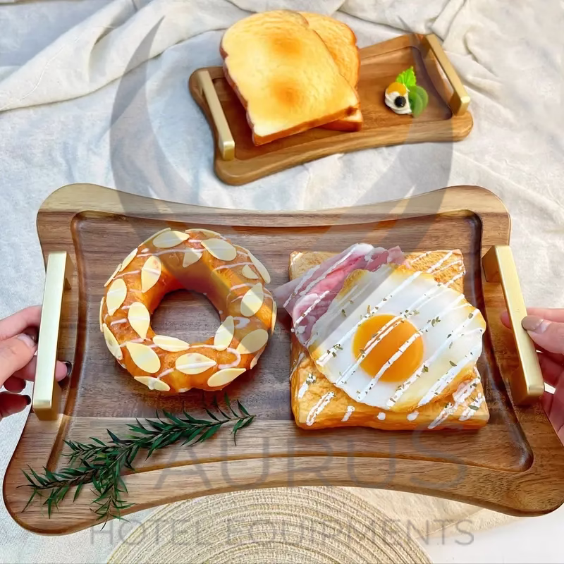 Ahşap Amorf Tepsi 2