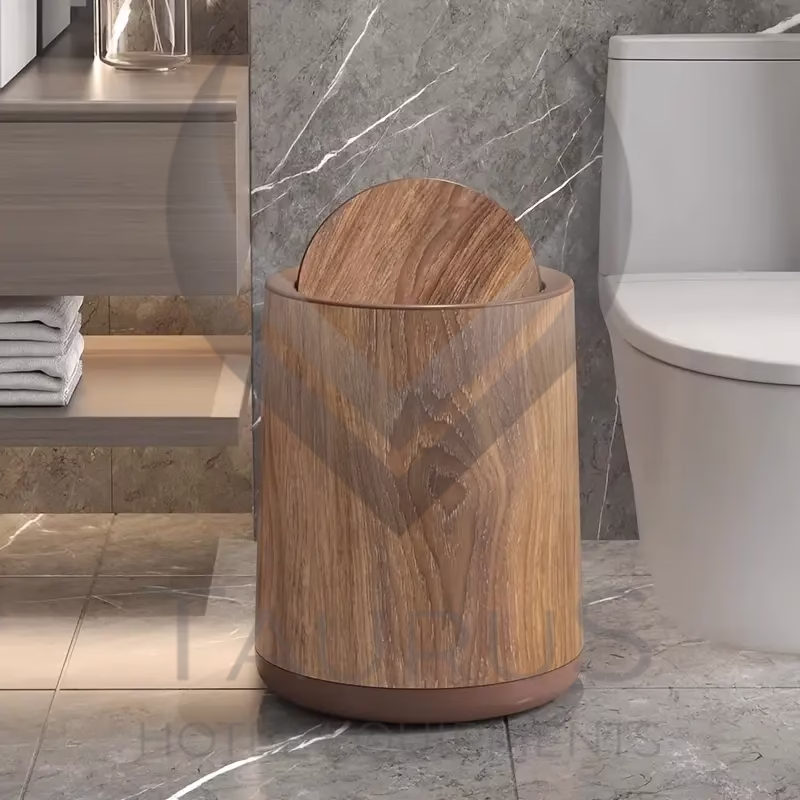 Ahşap Çöp Kutusu