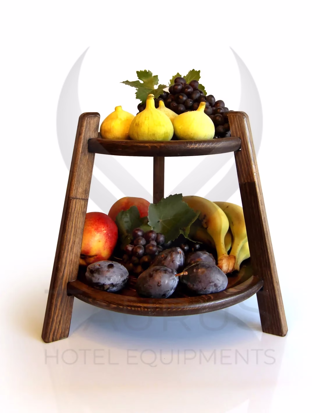 Ahşap İki Katlı Sunumluk 2