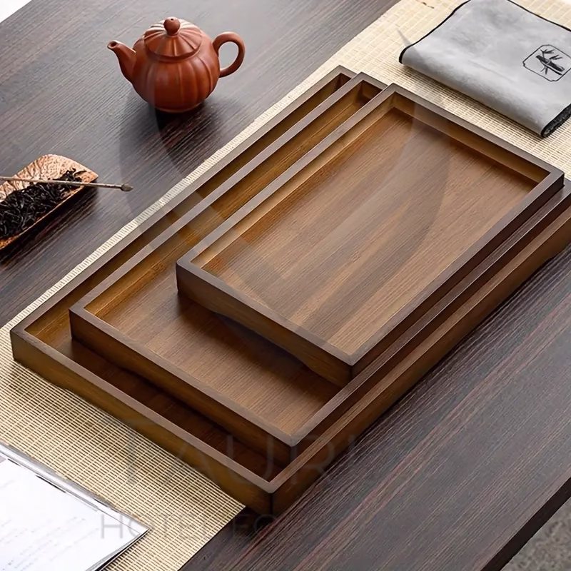Ahşap Oda İçi Sunum Tepsisi