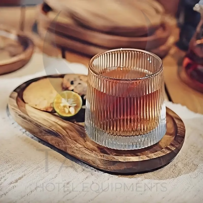 Ahşap Oval Sunumluk 2