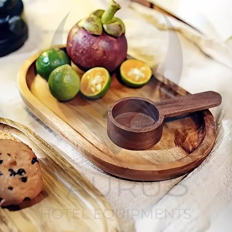 Ahşap Oval Sunumluk