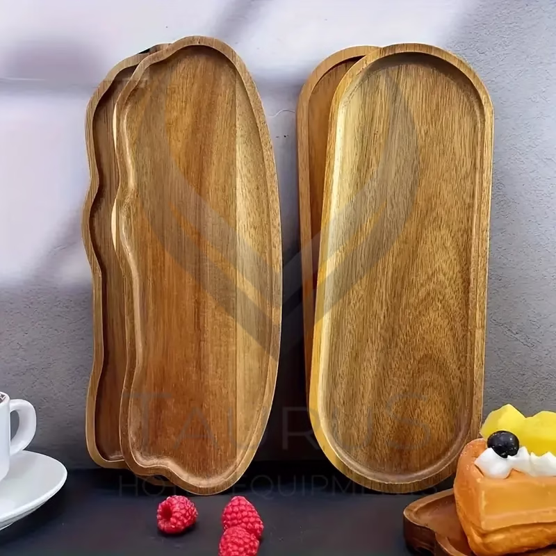 Ahşap Uzun Kayık Tabak